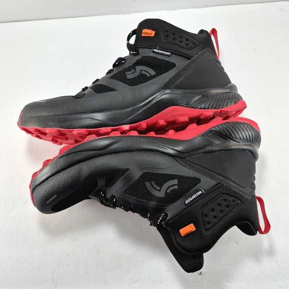 CRIVIT Waterproof Black Hiking Boots - Trekking Trail Shoes Men's 9.5 - Picture 12 of 14